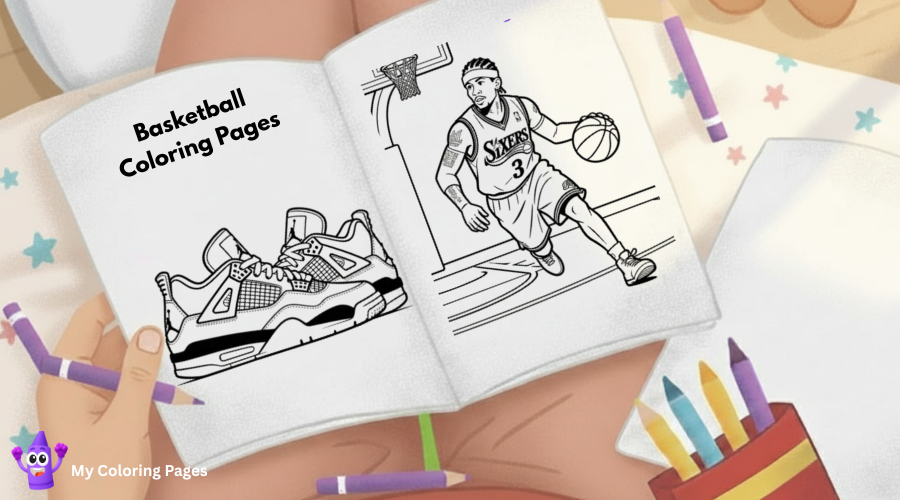 Basketball Coloring Pages