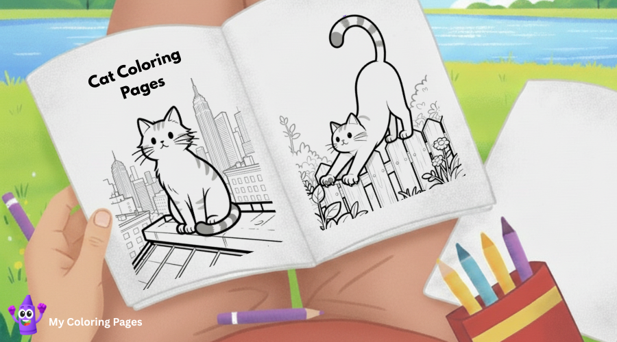 Cat Coloring Pages