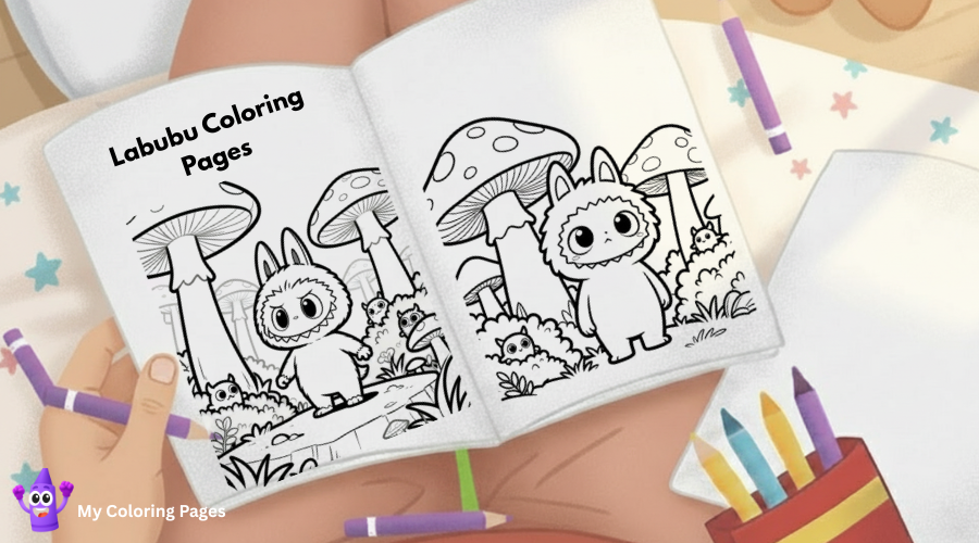 Dibujos de Labubu para colorear