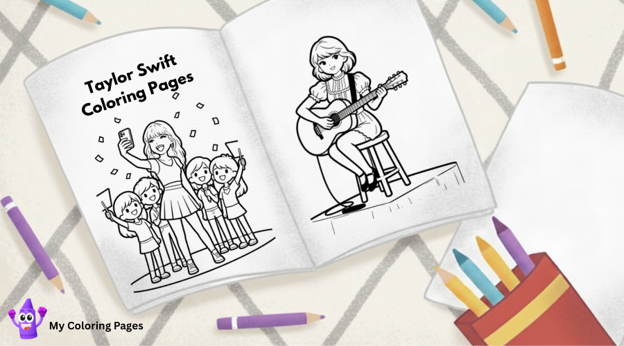 Taylor Swift Coloring Pages