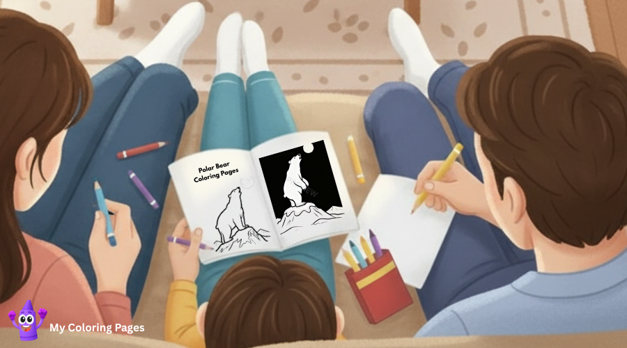 Polar Bear Coloring Pages