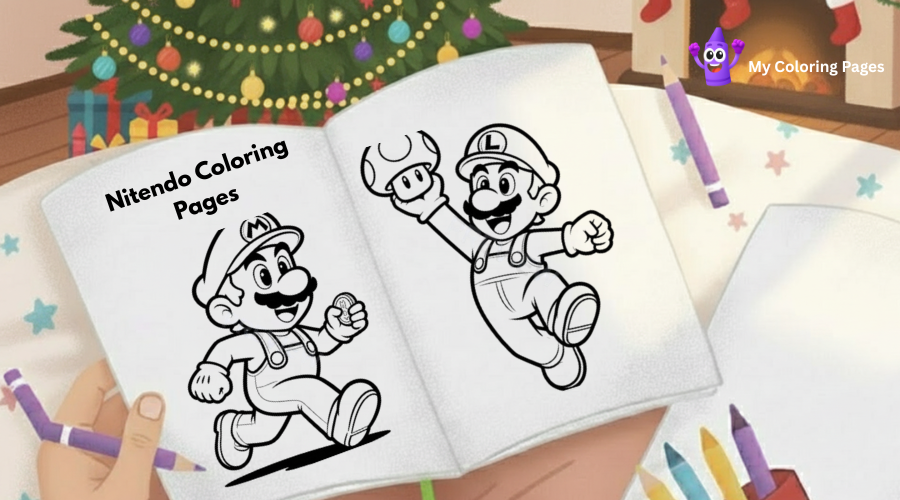 Nintendo Coloring Pages