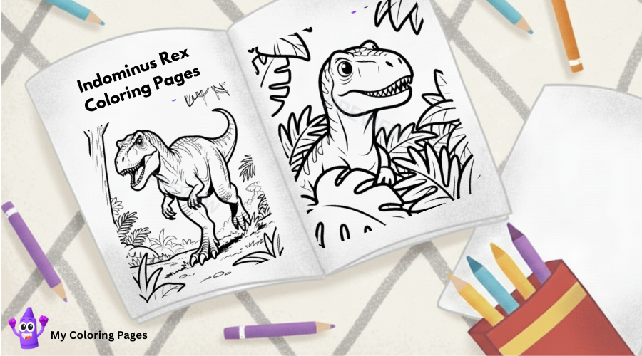 Indominus Rex Coloring Pages