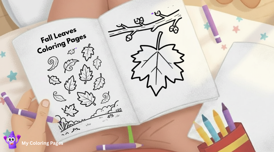 Fall Leaves Coloring Pages