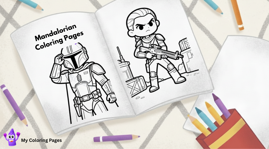 Mandalorian Coloring Pages