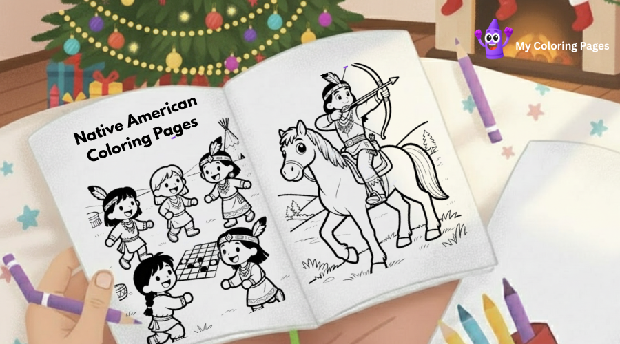 Native American Coloring Pages