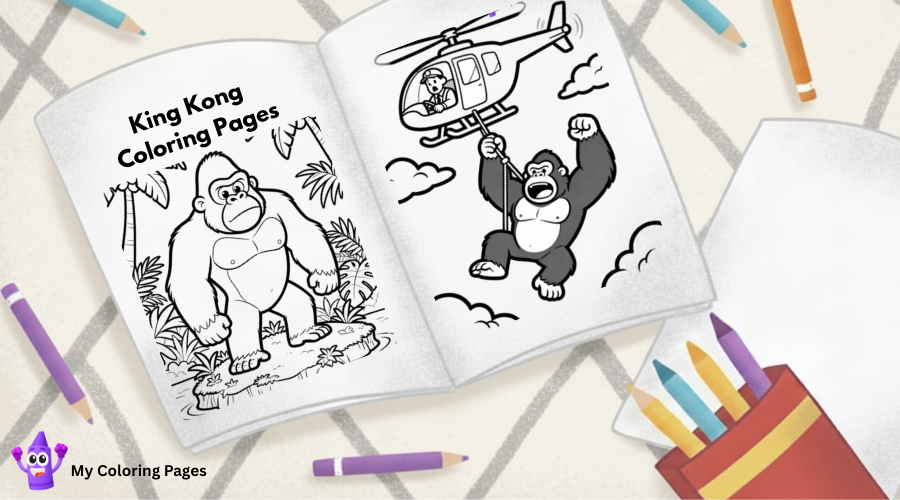 King Kong Coloring Pages
