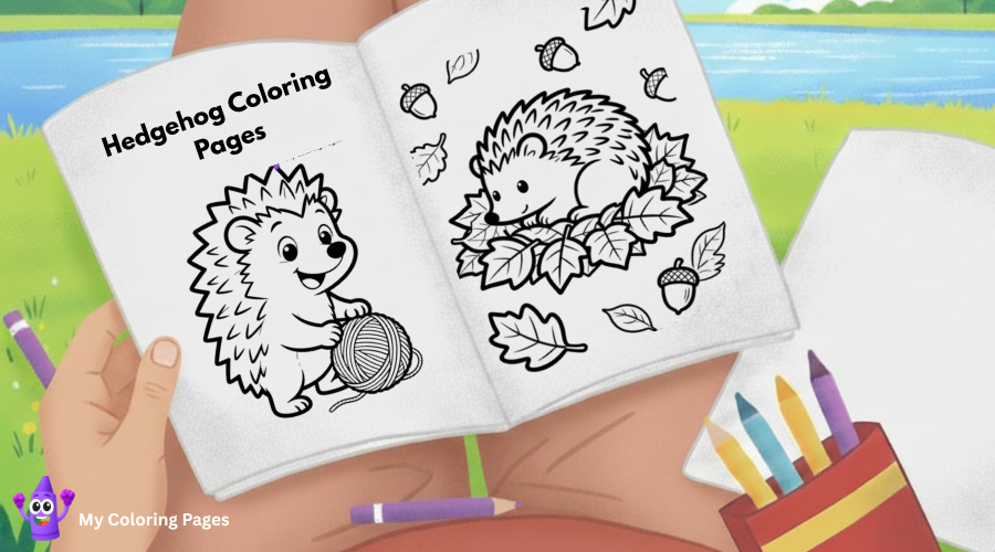 Hedgehog Coloring Pages