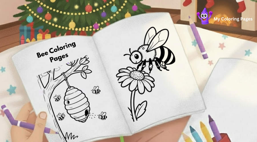 Dibujos de abejas para colorear