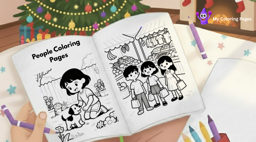 People Coloring Pages