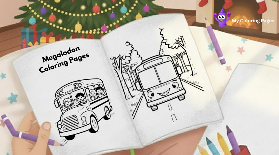 Bus Coloring Pages