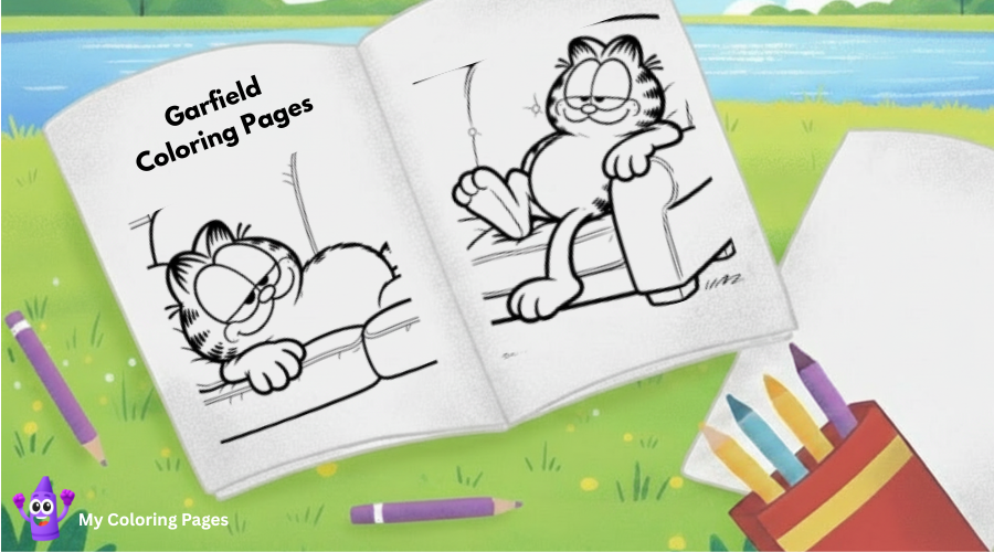 Garfield Coloring Pages