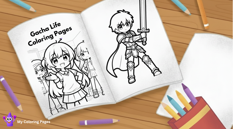 Gacha Life Coloring Pages