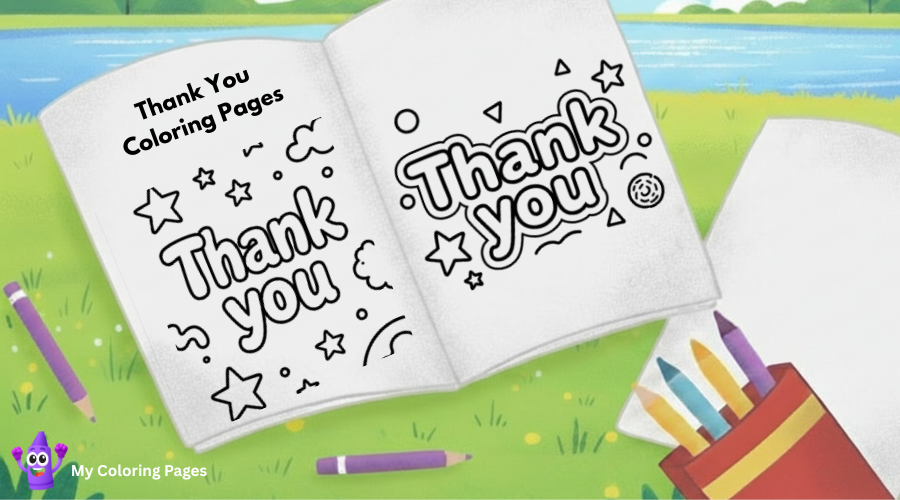 Thank You Coloring Pages