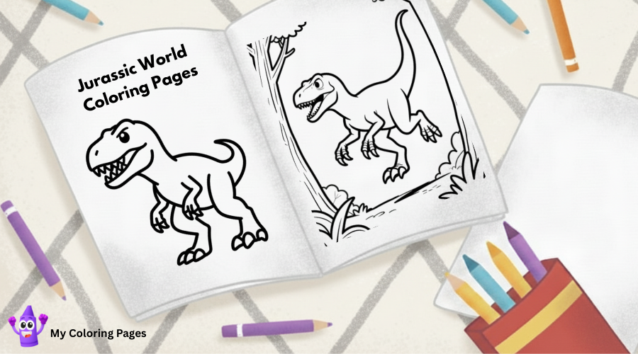Dibujos de Jurassic World para colorear
