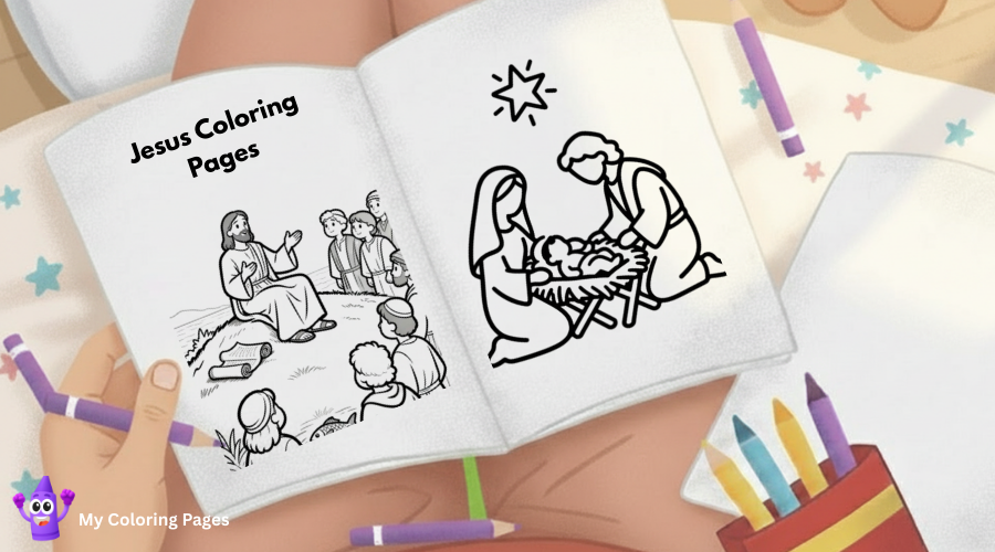 Dibujos de Jesús para colorear