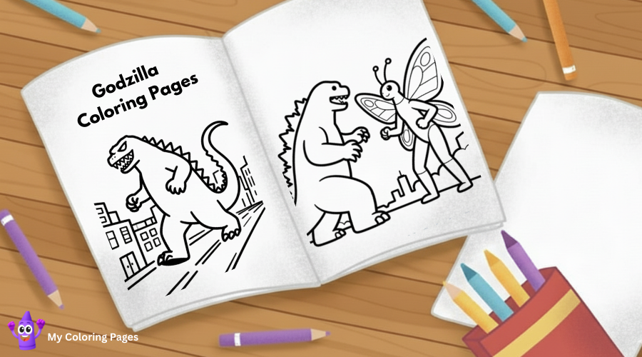 Godzilla Coloring Pages