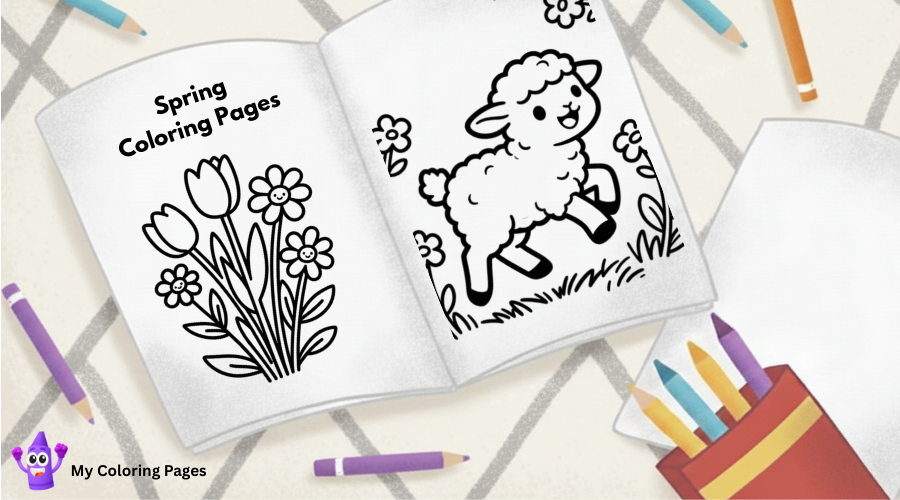 Spring Coloring Pages