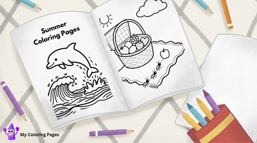 Summer Coloring Pages
