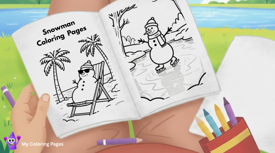 Snowman Coloring Pages