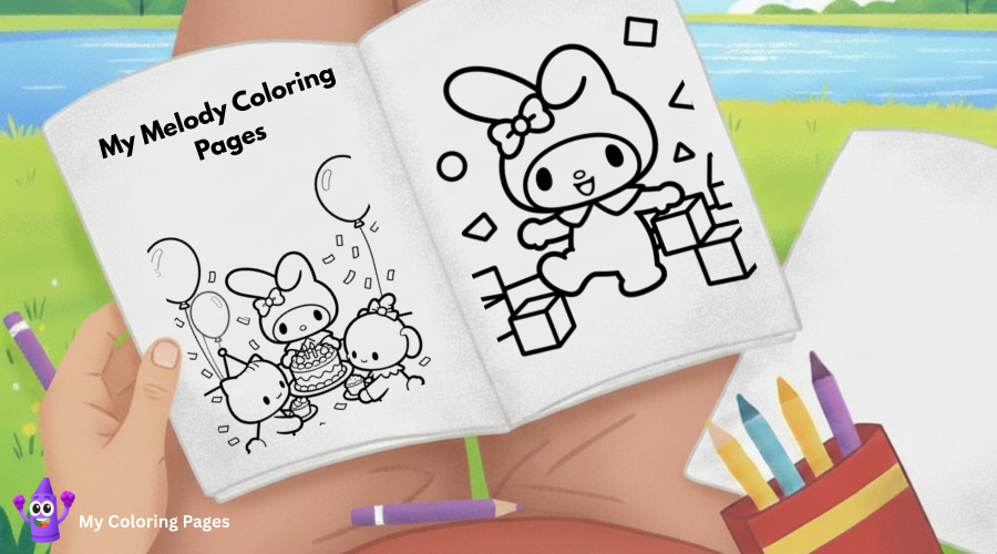 Dibujos de My Melody para colorear
