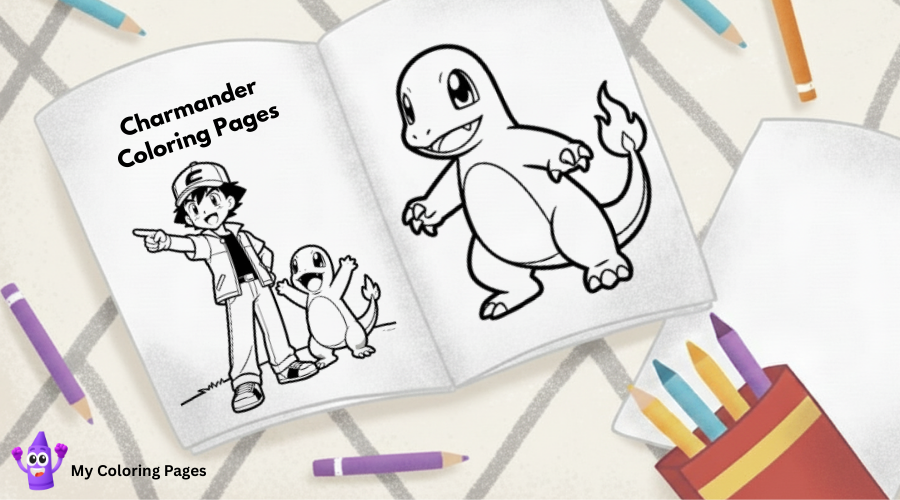 Charmander Coloring Pages