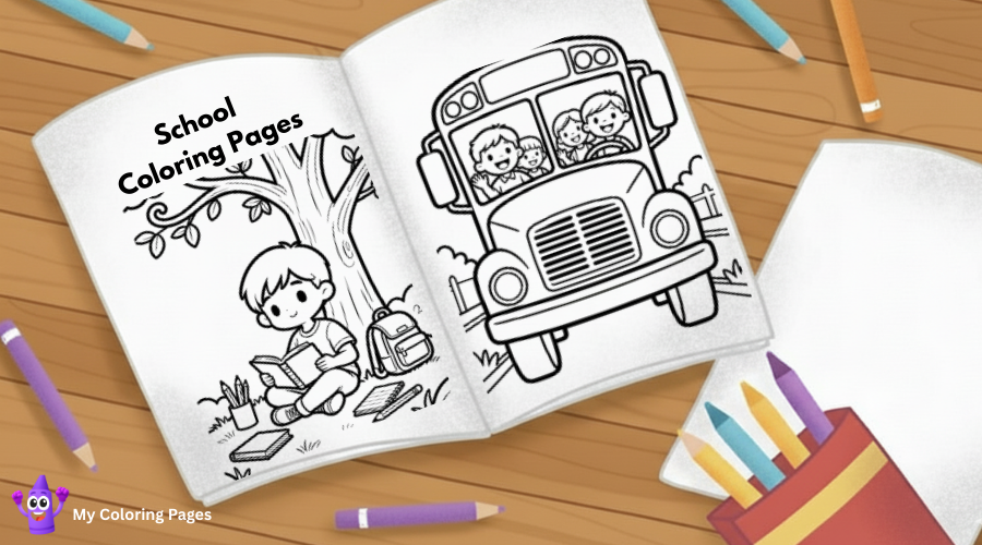 School Coloring Pages