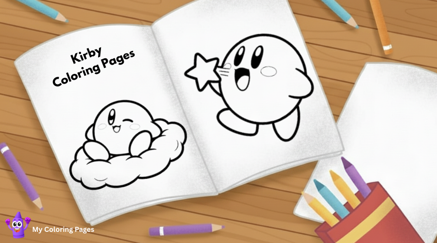 Kirby Coloring Pages