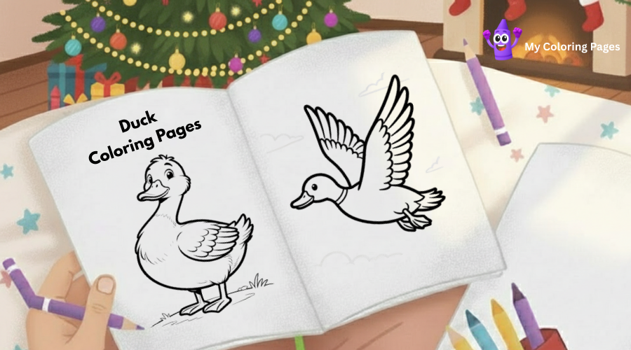 Duck Coloring Pages