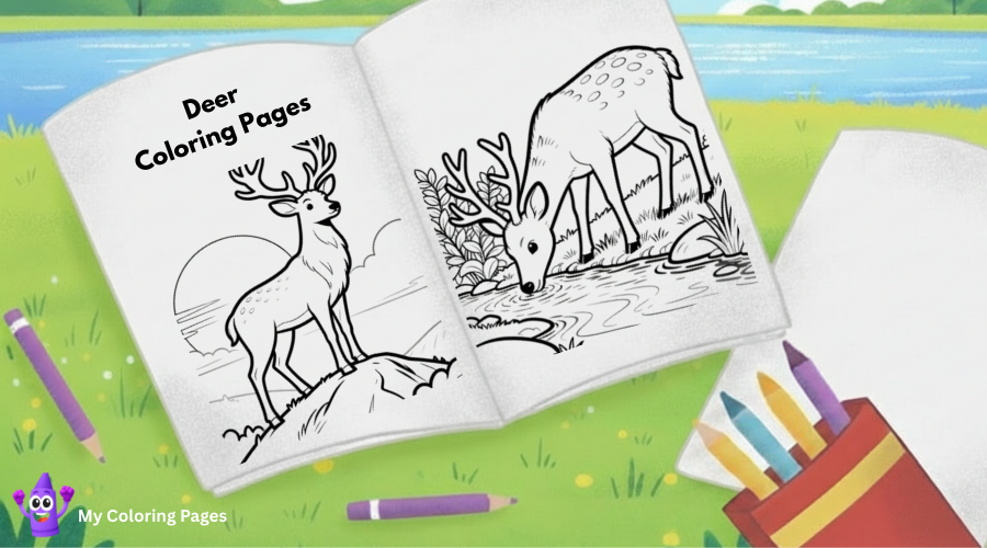 Deer Coloring Pages