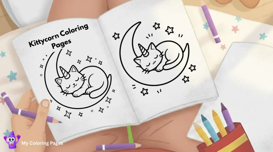 Kittycorn Coloring Pages