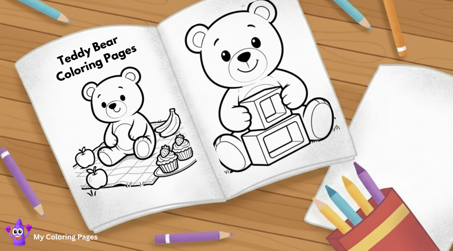 Teddy Bear Coloring Pages