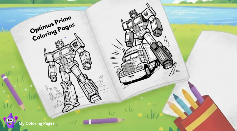 Optimus Prime Coloring Pages