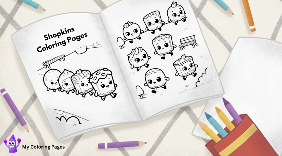 Shopkins Coloring Pages