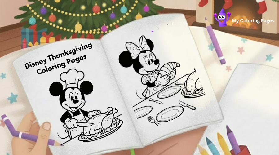 Disney Thanksgiving Coloring Pages