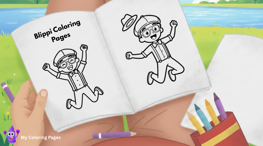Blippi Coloring Pages