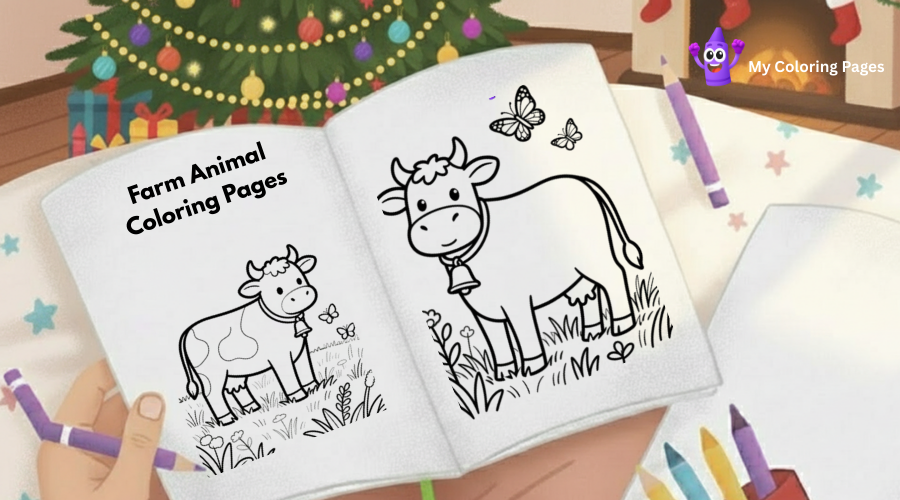 Farm Animal Coloring Pages