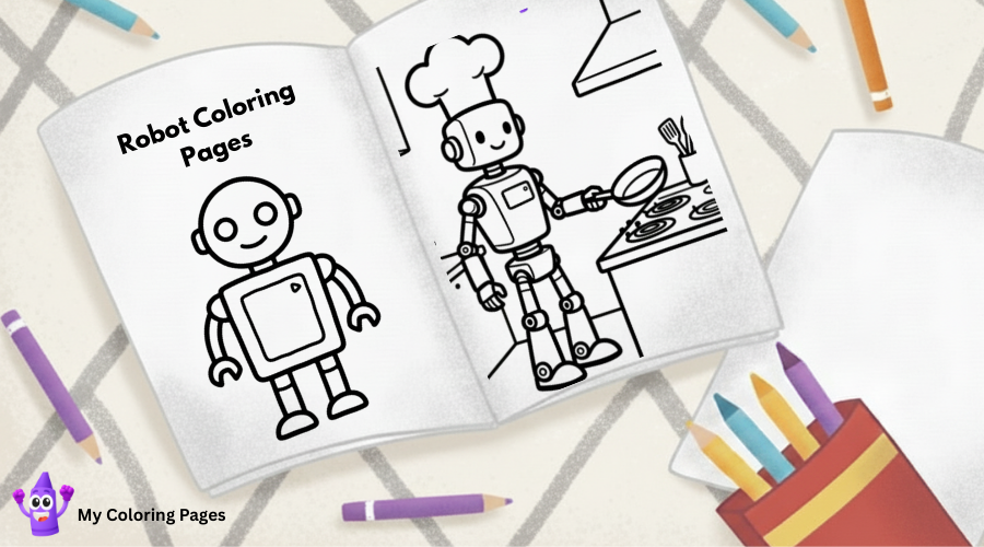 Robot Coloring Pages