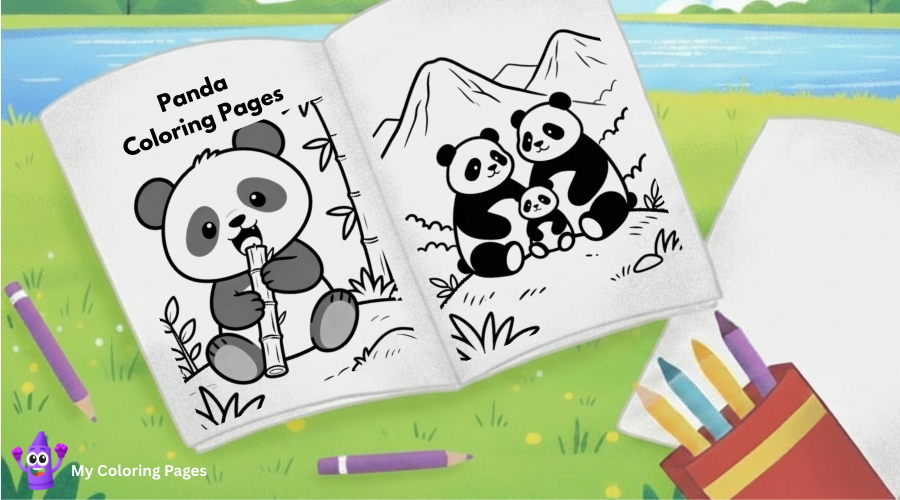 Panda Coloring Pages