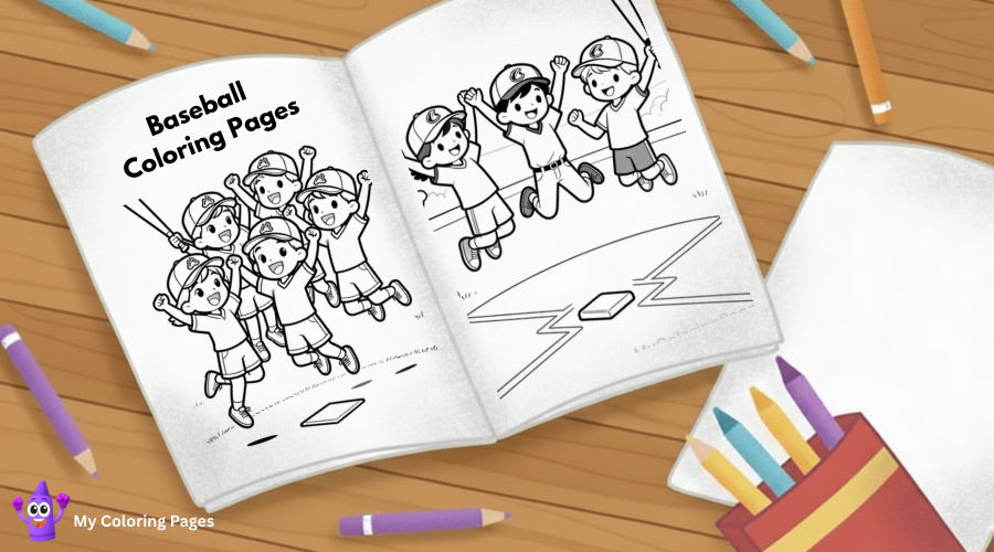 Baseball Coloring Pages