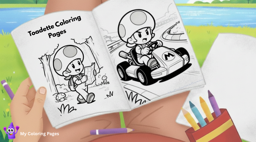 Toadette Coloring Pages