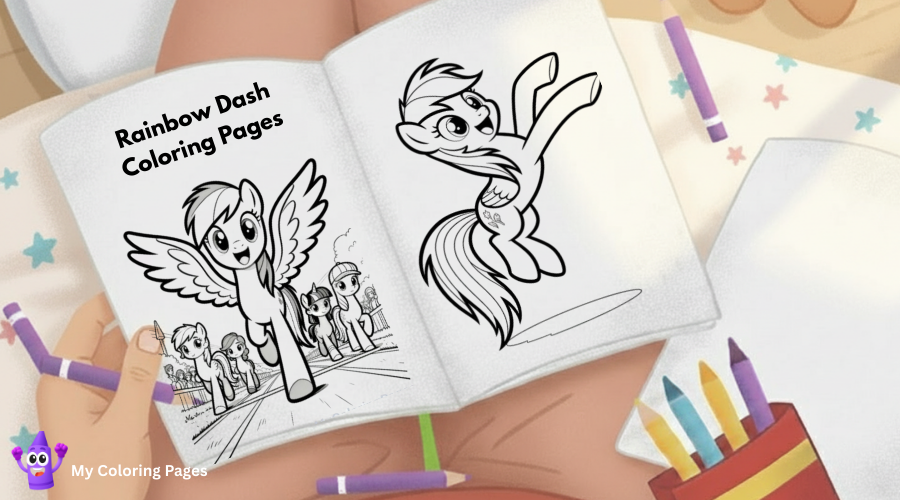 Rainbow Dash Coloring Pages