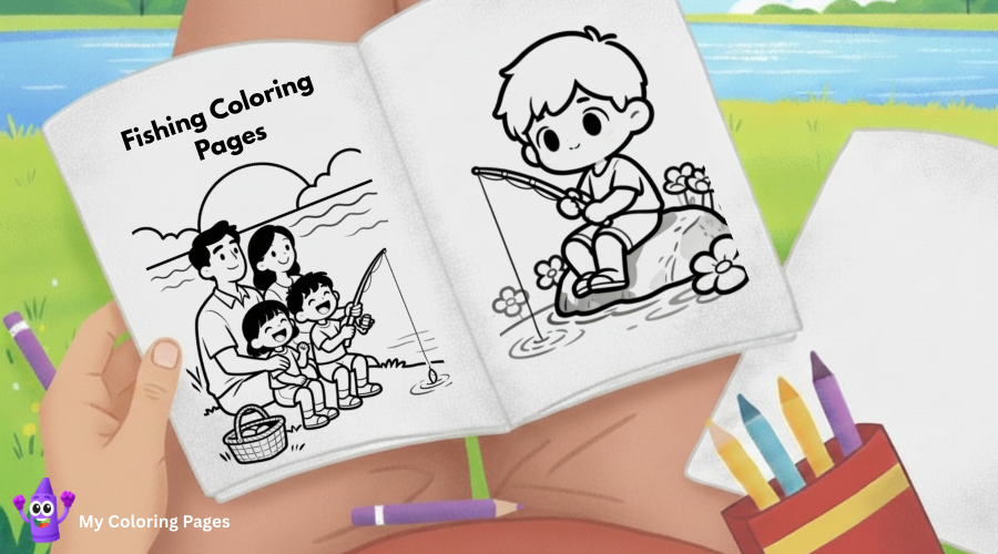 Fishing Coloring Pages