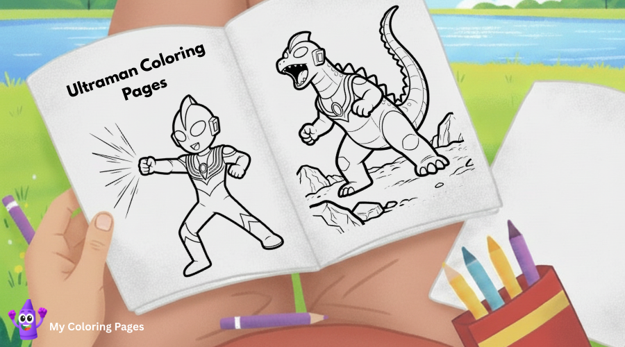 Ultraman Coloring Pages
