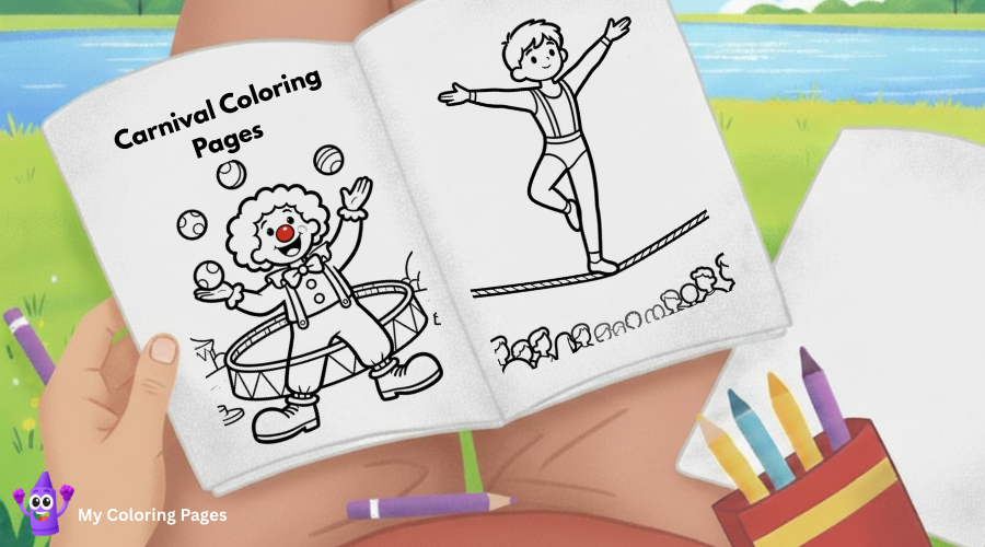 Carnival Coloring Pages