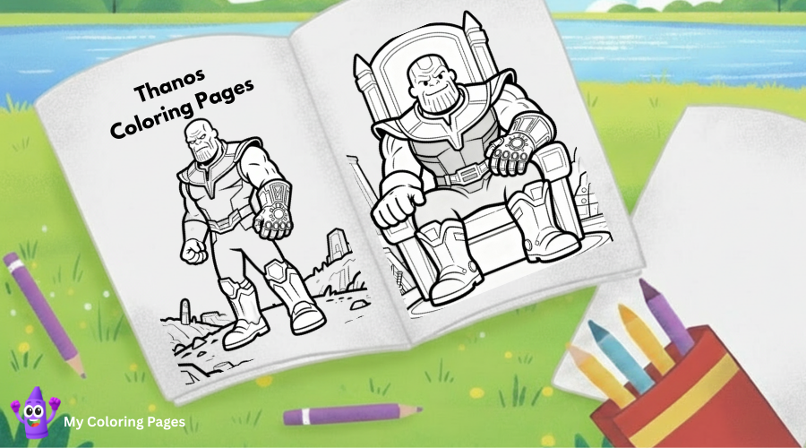 Thanos Coloring Pages