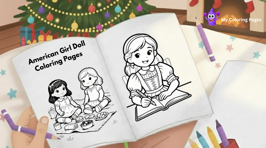American Girl Doll Coloring Pages