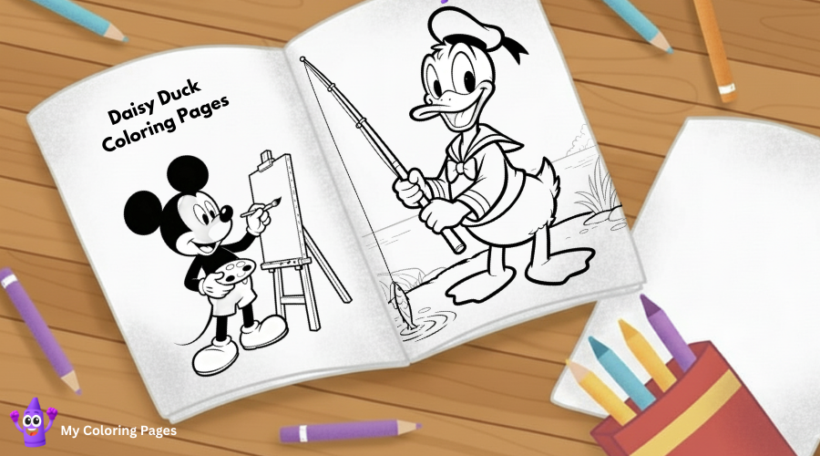 Daisy Duck Coloring Pages