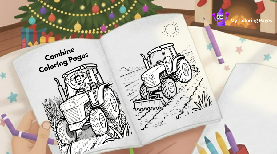 Combine Coloring Pages