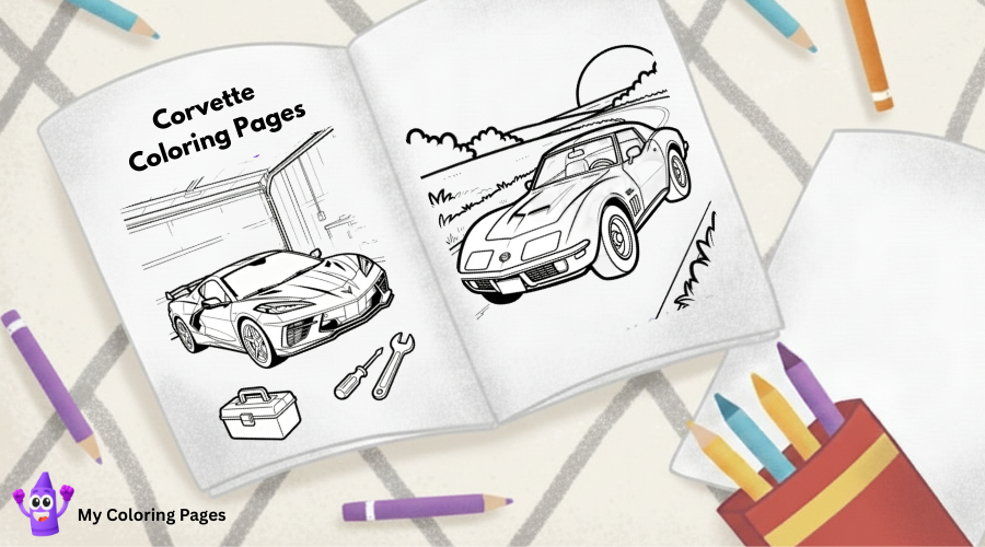 Corvette Coloring Pages